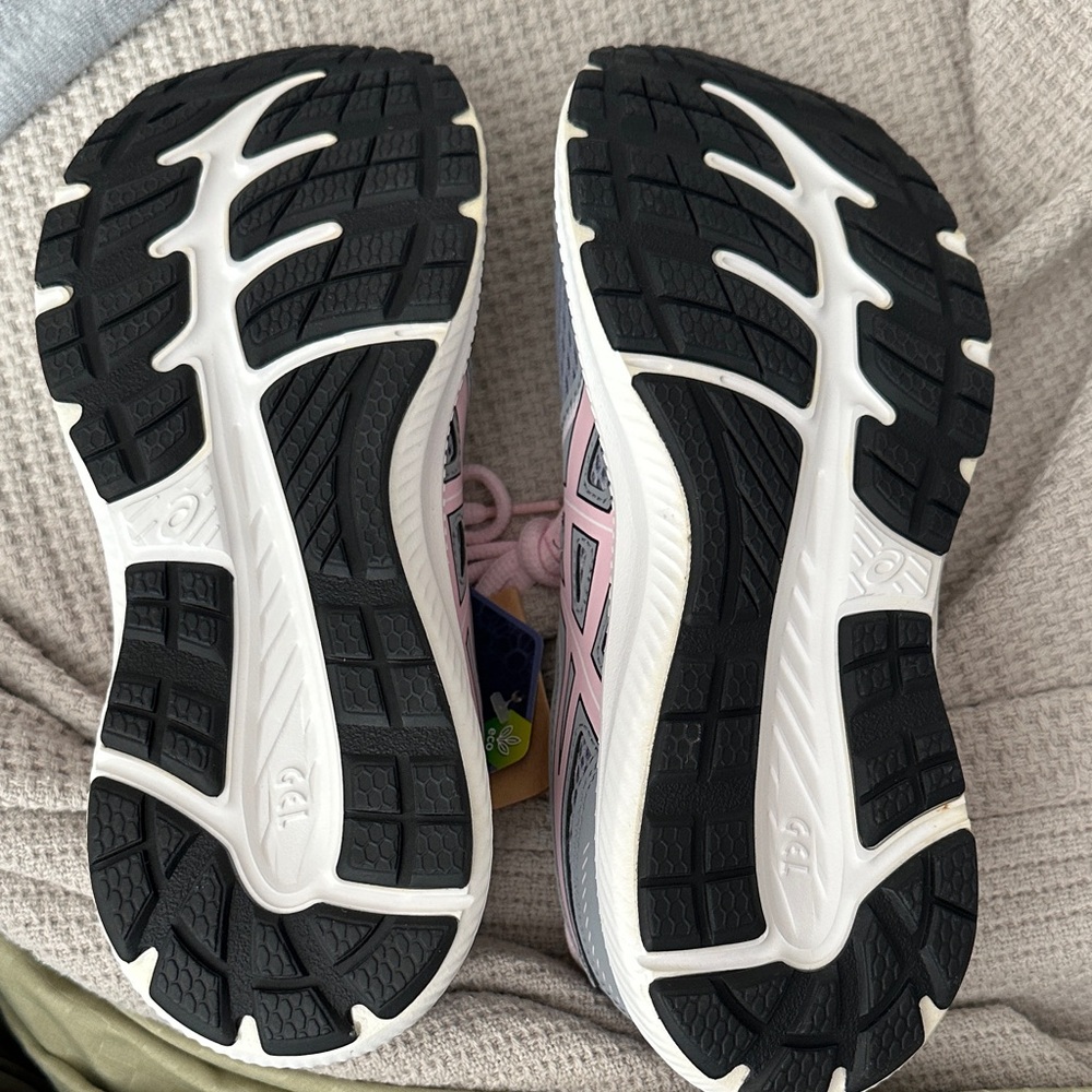 ASICS Women's Athletic Shoes in Gray and Pink - Picture 7 of 7